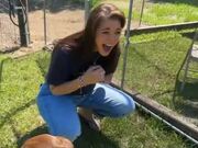 Dog Tries to Bite Chick