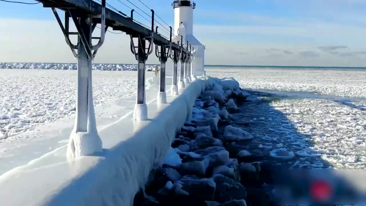 Stunning Footage of Michigan City Lighthouse
