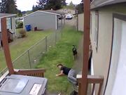 Dog Runs so Fast That it Causes Owner to Fall