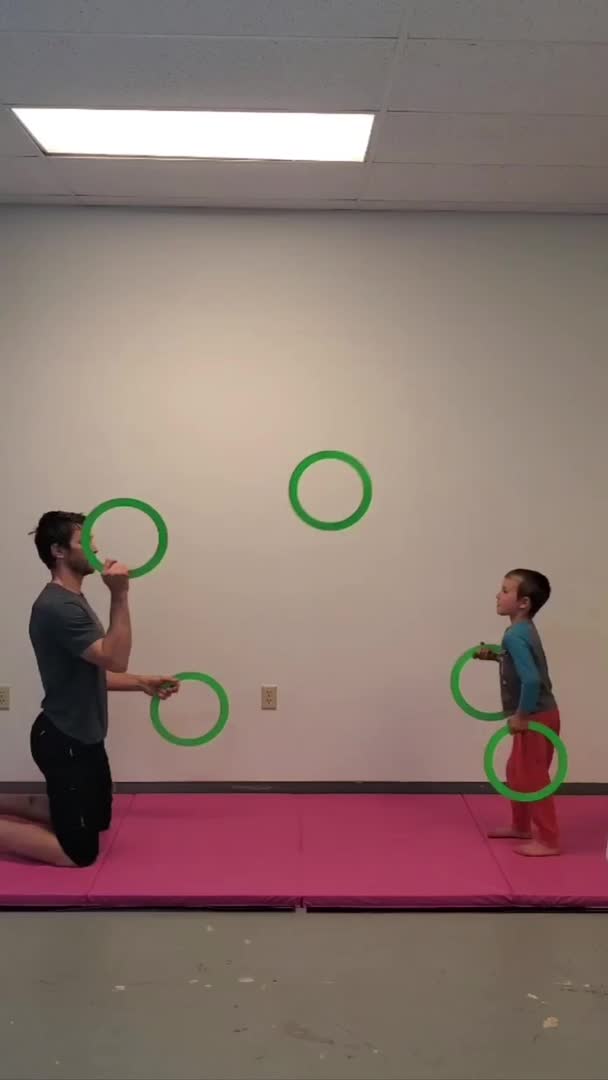 Father and Son Duo Juggle Objects