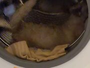 Cat Uses Washing Machine as Hamster Wheel