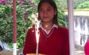 Birthday Girl Accidentally Drops Cake