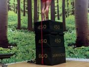 Guy Attempts Plyometric Box Jump