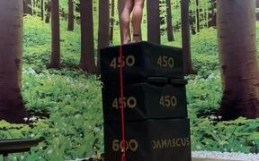 Guy Attempts Plyometric Box Jump