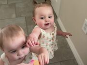 Twin Grabs Cookie Offered to Her Sister