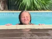 Bro Slips and Falls Into Pool While Filming Video