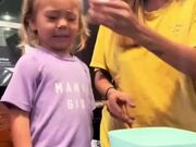 Girl Gets Mad When Mom Cracks Egg on Her Forehead