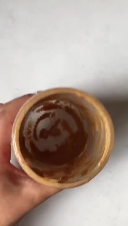 Person Hilariously Fails to Mix Peanut Butter