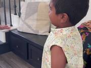 Boy Gets Upset When Sister Tries to Touch His Hair