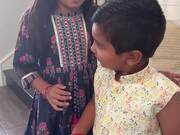 Boy Gets Upset When Sister Tries to Touch His Hair