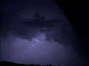 Lightning Strike on Stormy Night