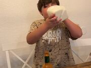 Boy Pukes in Seconds After Drinking Hot Sauce