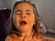 Girl Has Hilarious Reaction to Tasting Sour Candy