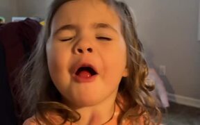 Girl Has Hilarious Reaction to Tasting Sour Candy