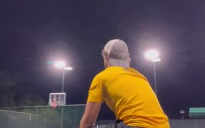 Man Shows off Impressive Basketball Trick Shots