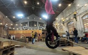 Woman Performs Incredible Tricks on Unicycle