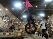 Woman Performs Incredible Tricks on Unicycle