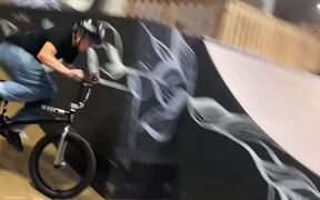 Boy Crashes With His Bike
