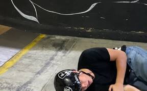 Boy Crashes With His Bike