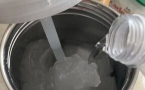 Water Turns Into Ice Slush While Being Poured