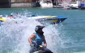 Man Shows Off Amazing Freestyle JetSki Skills