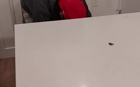 Guy Accidentally Drops Entire Puzzle