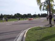 Sports Car Speeds up and Crashes Into Pole