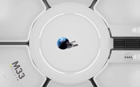 Space Station Fisheye view 4k ultra HD - VIDEOTIME.COM