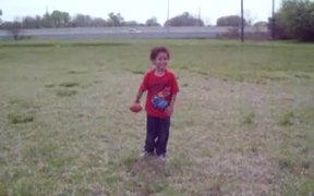 Triston The Coolest One - Playing Football - Kids - VIDEOTIME.COM