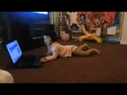 Lol Kids Scary Moment with Laptop "Oh My God"