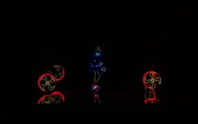 Light Balance Dancers Light Up The Stage - Fun - VIDEOTIME.COM