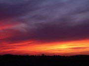 Sunset Over Farmland