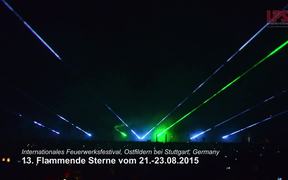 Lasershow Flammende Sterne 2015