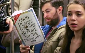 Fake Book Covers On The Subway - Fun - VIDEOTIME.COM