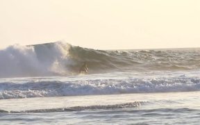Slow Motion Shot of a Man Surfing - Sports - VIDEOTIME.COM