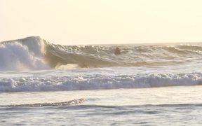 Slow Motion Shot of a Man Surfing - Sports - VIDEOTIME.COM