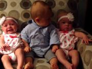 Baby Meets The Twins
