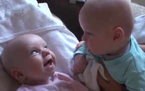 Twins Having A Serious Talk - Kids - VIDEOTIME.COM