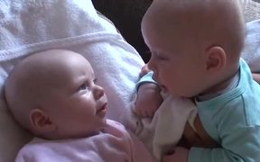 Twins Having A Serious Talk - Kids - VIDEOTIME.COM