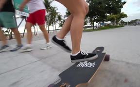 Dancing On A Longboard - Fun - VIDEOTIME.COM