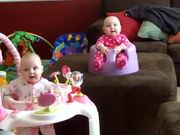 Creepy Laughing Twin Babies