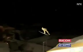 Longest Ski Jump Fart - Sports - VIDEOTIME.COM
