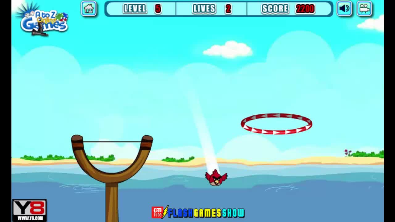 Angry Birds Slingshot Fun 2 Walkthrough