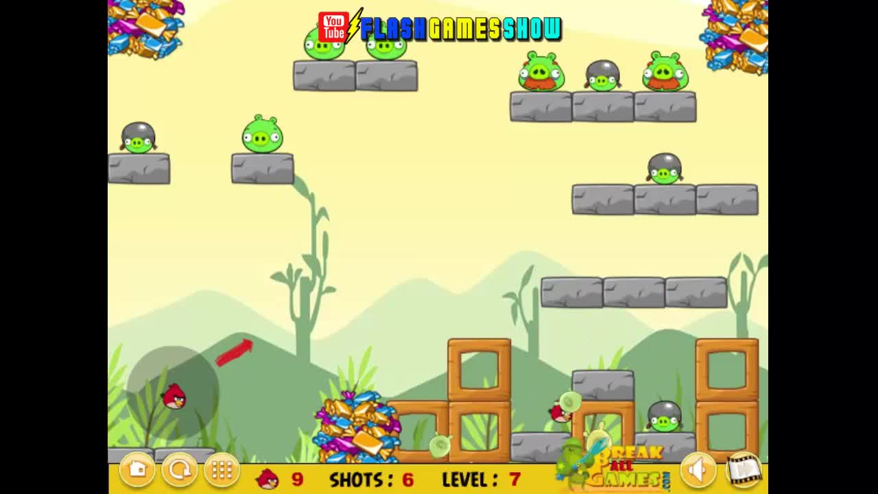Angry Birds Special Cannon Full Game Walkthrough - Games - Videotime.com