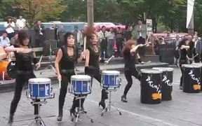 Female Korean Drum Band - Fun - VIDEOTIME.COM