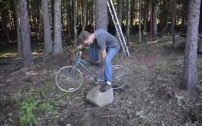 Bicycle Powered Tree House Elevator - Fun - VIDEOTIME.COM