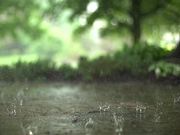 Raindrops in Super Slow Motion