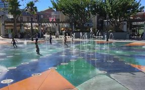 Kids Playing in Water Fountain Slow-motion - Kids - VIDEOTIME.COM