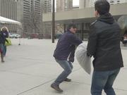 Slow Motion Test International Pillow Fight Day