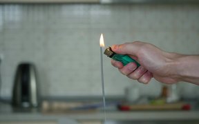 A burning sparkler firework. Free HD video footage - Tech - VIDEOTIME.COM